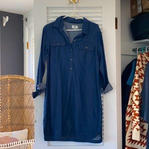 Old Navy Denim Shirt Dress